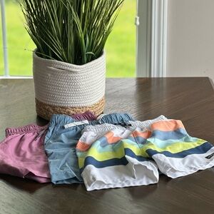 Youth Abercrombie Swim Trunks - set of 3